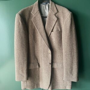 Polo Ralph Lauren Tweed Wool Sport Coat Blazer Size 42 Regular Mens